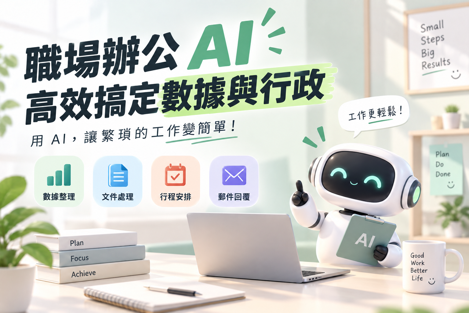 職場辦公AI高效搞定數據與行政